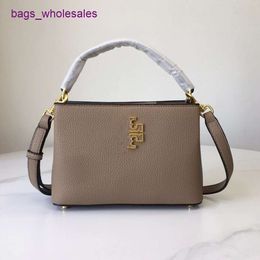 2024 Store handbag 65% off Luxury Leather Bag Designer Women's Style Small for Womens Crossbody Shoulder Handbag Buckle and Versatile Fashionable Casual5RSU