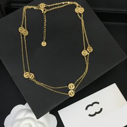 Luxury 18k Gold-Plated Necklace Brand Designers New Two Ways To Wear High-Quality Necklaces Fashionable Charming Womens Necklaces With Boxes Exquisite Gifts