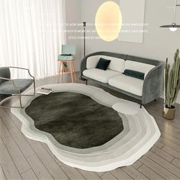 Carpets Modern Luxurious Irregular For Living Room Large Area Rugs Bedroom Dresser Household Anti-skid Oval Floor Mat