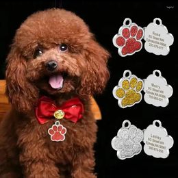 Dog Tag Personalized Pet Cat ID Collar Accessories Custome Engraved Necklace Chain Charm Supplies For Name Products
