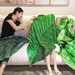 Towel Leaf Shape Beach Soft Microfiber Blanket Meditation Mat Tablecloth Fashion Nordic Style Home Decor