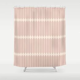 Simple Geometric Linear Pattern Bathroom Curtains Home Decor Waterproof Bathtub Creative Personality Shower Curtains with Hooks 240514