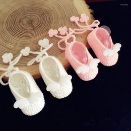 First Walkers Lovely Summer Cool Flowers Beach Wing Baby Neutral Booties Cotton Knit Lace Socks Toddler Shoes Shower