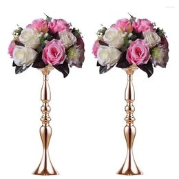 Candle Holders ERMAKOVA Metal Holder Stand Column Candlestick Event Road Lead Flower Vase Rack Wedding Party Dinner Centrepiece