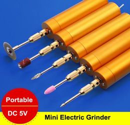 Brand New Engraving Pen Mini Grinder Electric Grinder Mini Drill Engraver Polishing and Grinding Machine Grinders Tool5775371