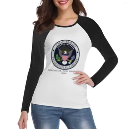 Women's Polos Josiah Bartlet Presidential Library Logo Long Sleeve T-Shirt Quick-drying Edition T Shirt Tees Tops For Women