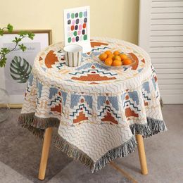 Table Cloth Bohemian Art Retro Outdoor Coffee American Ins Style