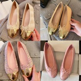 2024 luxury designer shoes Woman Ballet Flats Shoes Fashion Shallow Slip On Women Soft Sole Ballet Shoes Ladies Casual Outdoor Ballerina Shoe loafers trainers