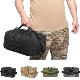 Storage Bags Outdoor Camping Gas Tank Bag Large Capacity Ground Nail Tool Canister Picnic Cookware Utensils Kit Organizer