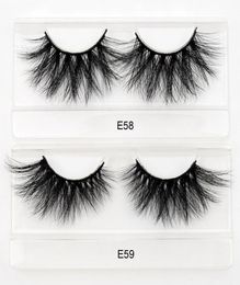 25mm Eyelashes 3d mink lashes makeup tool strip fale eyelash vendors Customised lash boxes eyelashes factory E58595074862