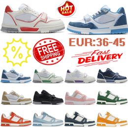 2024 Designer shoes trainers casual mens womens platform Low black white baby blue navy orange tour yellow Pink Brown tennis luxury sneakers outdoor trainers