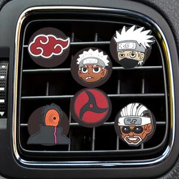Safety Belts Accessories Naruto Cartoon Car Air Vent Clip Clips For Office Home Outlet Per Freshener Drop Delivery Otajq