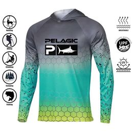 Men's Hoodies Sweatshirts Ocean fishing shirt large size UV protection mens outdoor camouflage Moisturising knitted ocean fishing suit top