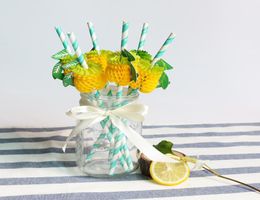 pineapple straws drink straw party suppliers cake decor bar decoration party decoration pineapple is made by environmental protec2918509