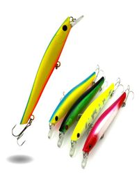 HENGJIA bigger 2 hook 145CM18G 4 Colours Minnow fishing hard bait carp fishing lures Artificial baits 60pcs MI0498992545