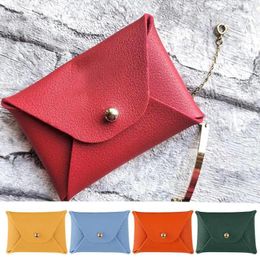 Storage Bags Cash Envelope Wallet Metal Snap Reusable Envelopes Purse Multifunctional Colorful Mobile Phone Card Holder