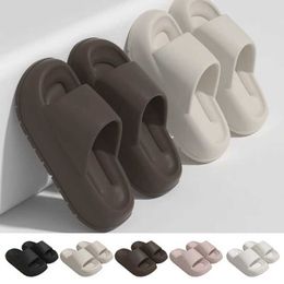 Slippers Thick Platform Bathroom Home Women Cloud Slides Fashion Eva Sole Indoor Sandals Non-Slip Flip Flops Men H240514