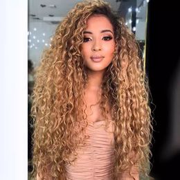 360 degree full lace wig bone straight 13x4 European and American wigs for women with long curly hair African small curly wigs gradient Colour chemical Fibre headgear