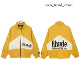 Rhude Designer Brand Jackets Spring Fall Men's Casual Jacket Windbreaker Couples Waterproof Outdoor Jacket Mens Hoody Varsity Jacket US SIZE Rhude Jackets 768