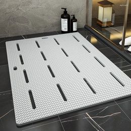 Bath Mats Non Slip Bath-Mat 560 Anti-slip Bumps Super Absorbent Washable For Bathroom Floor Shower Room Non-Toxic BPA Latex Phthalate