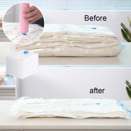 Storage Bags Transparent Vacuum Bag For Storing Clothes Quilts Waterproof Foldable Dustproof Packaging Household Compression Rack