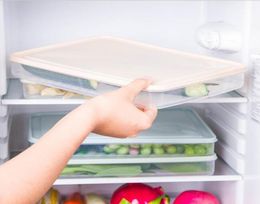 refrigerator storage box plastic zer fridges space saver food fruit vegetables container Organiser kitchen storage boxes3892018