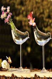 Happy birds flower vases wedding decoration crystal glass vases clear stylish design home decoration6923039