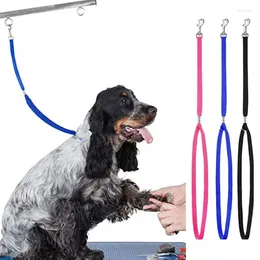 Dog Collars Portable Pet Traction Belt Adjustable D-Rings Bathing Band DogCat Harness Grooming Belly Strap Set Supplies
