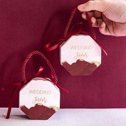 Gift Wrap Wine Red Wedding Candy Box Creative Packaging Personality