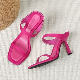 2024 cDesigner Scuffs slippers slides women sandals light pink yellow green white womens scuffs size 35-39 GAI