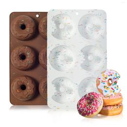 Baking Moulds Silicone Donut Mould Non-Stick Doughnut Pastry Moulds Pan Chocolate Cake Dessert DIY Biscuit Bagels Muffins Donuts Maker