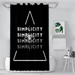 Shower Curtains Simplicity One Eye Bathroom Illuminati Waterproof Partition Curtain Funny Home Decor Accessories