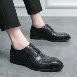 Dress Shoes Slip-resistant Heels Sneakers For Men 47 White Elegant Man Ceremony Sports Caregiver Loafter Order