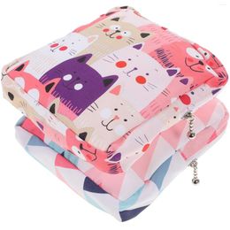 Storage Bags 2pcs Sanitary Towel Small Pouches Items For Girls Women