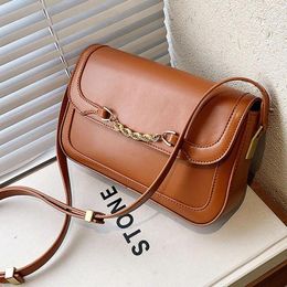 Shopping Bags Retro Spring And Summer 2024 All-match Fashion Ladies Luxury High-quality Casual Simple One-shoulder Small Square Bag
