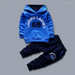 Clothing Sets IENENS 2PC Children Casual Sports Clothes Suits Infant Boy Baby Outfits Tops Trousers Kids Boys Cotton Hoodie