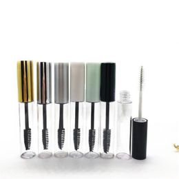 10ML Empty Mascara Bottle Container Tube with Eyelash Wand Brush Round Eyelash Bottles PET clear Empty Mascara Packing Bottles Rhjmk Ehjmw