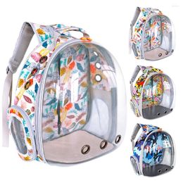 Cat Carriers Transparent Dog Carrier Bag Space Pet Puppy Backpack Portable Outdoor Shoulder Handbag For Small Dogs