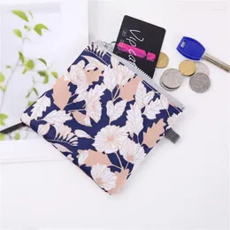 Storage Bags Sanitary Napkin Pad Pouch Women Tampon Bag Make Up Towel Animal Printed Waterproof Portable Makeup