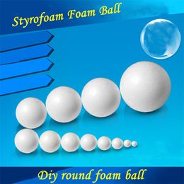 Home Decor 12CM-30CM White Modelling Polystyrene Styrofoam Foam Ball Decoration Supplies Decorative balls Filler Mini Beads LT976