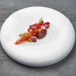 Plates Irregular Ceramic Decorative Dessert Dinner Bowl Sushi Dish Restaurant Tableware Feature