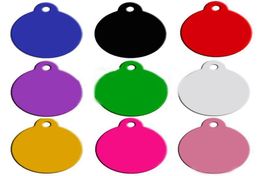 Aluminium Alloy Blank Pet Dog ID Tags Anodized Surface Laser Engravable Identity Tags8348353