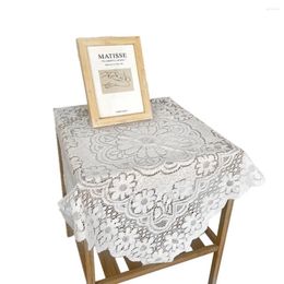 Table Mats TV Cabinet Cover Tablecloth White Lace Coffee Cushions & Covers Dust-proof Home Decor Brand