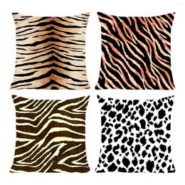 Pillow Areal Silk Animal Pattern Pillowcases Living Room Sofa Bedroom Decorative Couch Pillows Style