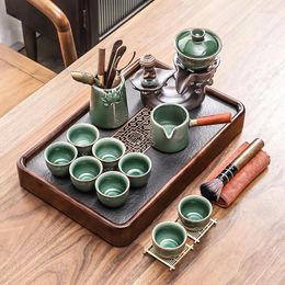 Teaware Sets Bubble Gaiwan Tea Set Luxury Maker Cutlery Ceremony Cup Pot Accessories Service Wasserkocher Home And Garden YX50TS