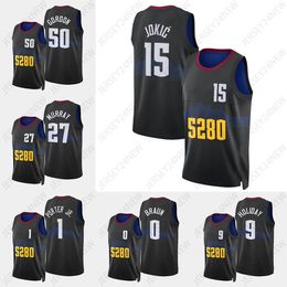 2024 City 15 Jokic 27 Murray Basketball Jerseys Carmelo Anthony Michael Porter Jr Aaron Gordon Bones Hyland Jeff Green XS-4XL