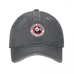 Berets - Panda Express Baseball Caps Fashion Washed Denim Hats Outdoor Casquette Hip Hop Cowboy Hat For Men Women