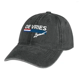 Berets Nyck De Vries 2024 Cowboy Hat Thermal Visor Baseball Cap Hats For Women Men's