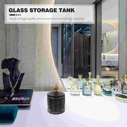 Storage Bottles Coffee Airtight Container Glass Jewelry Box Desktop Jar Spaghetti Ordinary Office