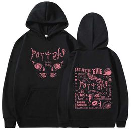 Men's Hoodies Sweatshirts Melanie Martinez Hoodie Music Album Portal Printed Mens Hoodies Street Sweatshirts Harajuku Pullovers Unisex ClothingL2405